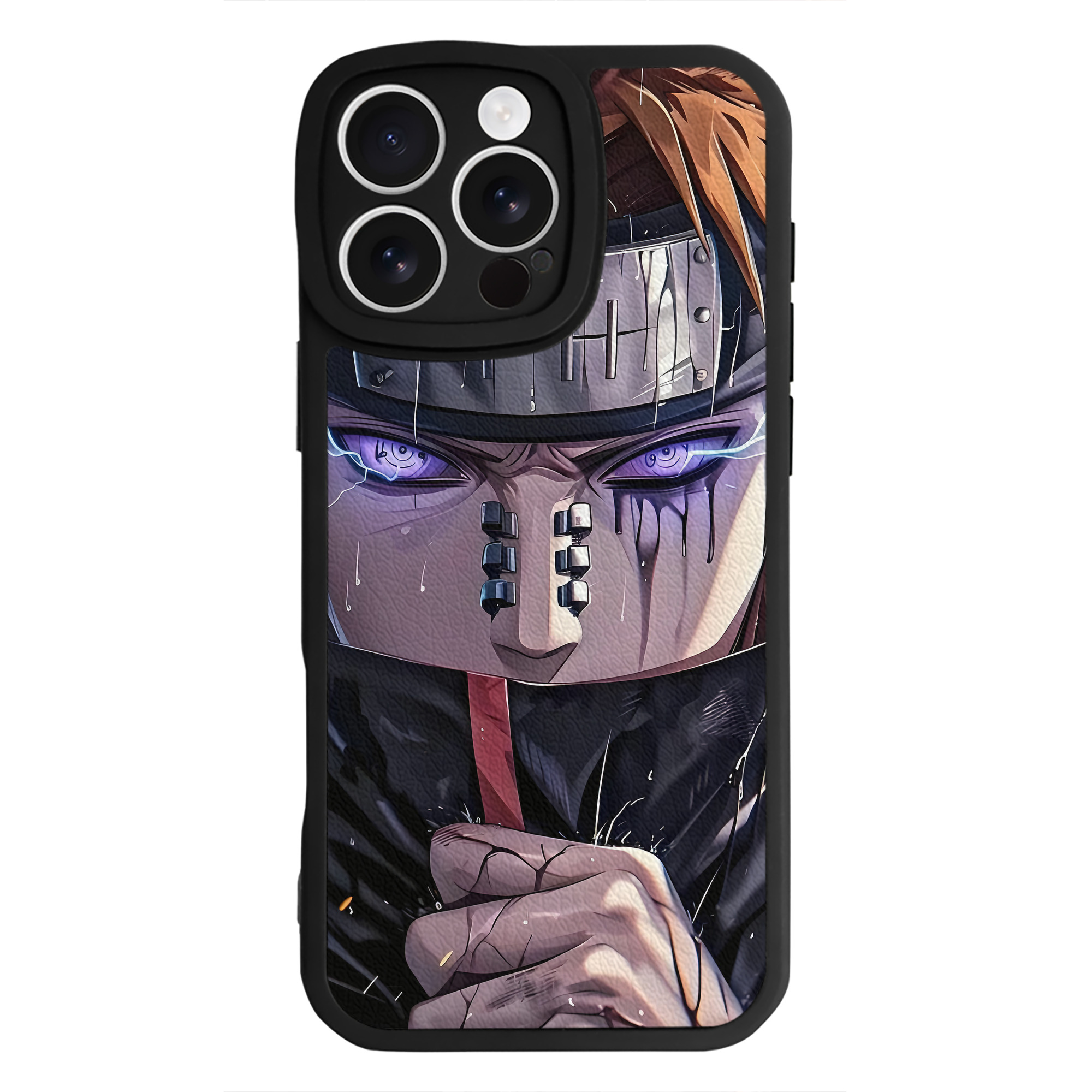 （画像用） NARUTO -ナルト- NARUTO -ナルト- 疾風伝 【iPhone 16シリーズ対応】シリコンスマホケース（レザー調） 材質：シリコン